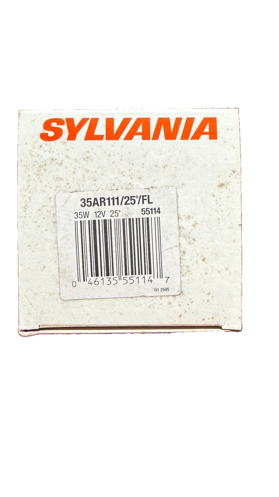 Sylvania 35AR111/25/FL 35W 12V 25 Degree Halogen AR111 G53 Flood Bulb 55114 - New Old Stock
