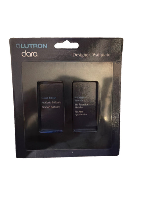 Lutron Satin Colors SC-1-PD 1-Gang Screwless Wallplate Palladium Matte
