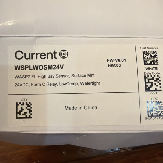 Current WSPLWOSM24V WASP2 Watertight High Bay PIR Sensor 24VDC