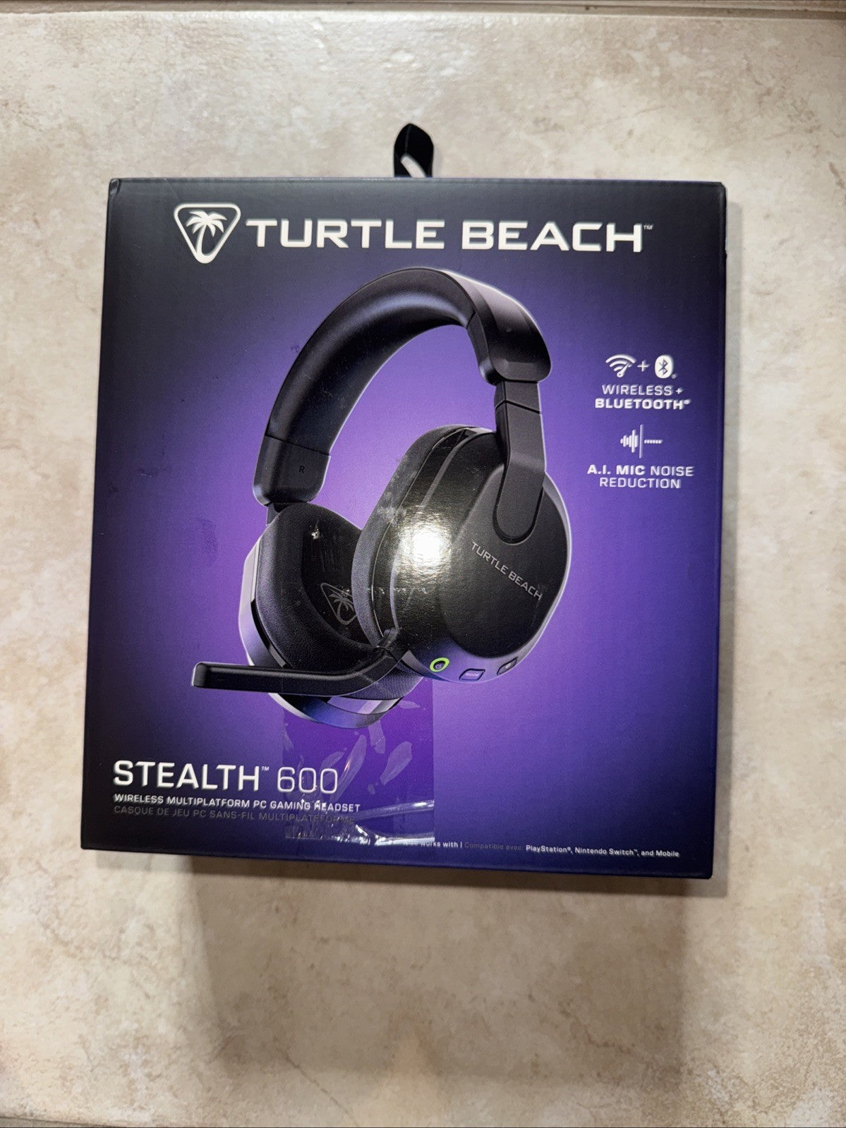 Turtle Beach Stealth 600 Gen 3 Wireless Gaming Headset for PlayStation & Nintendo Switch Black