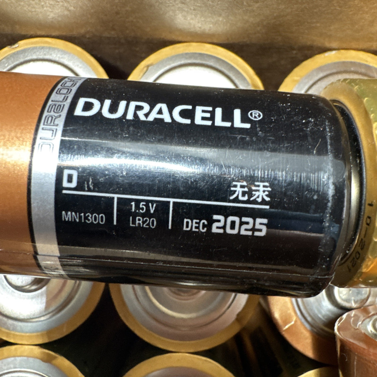 Lot of 46 Duracell D Batteries