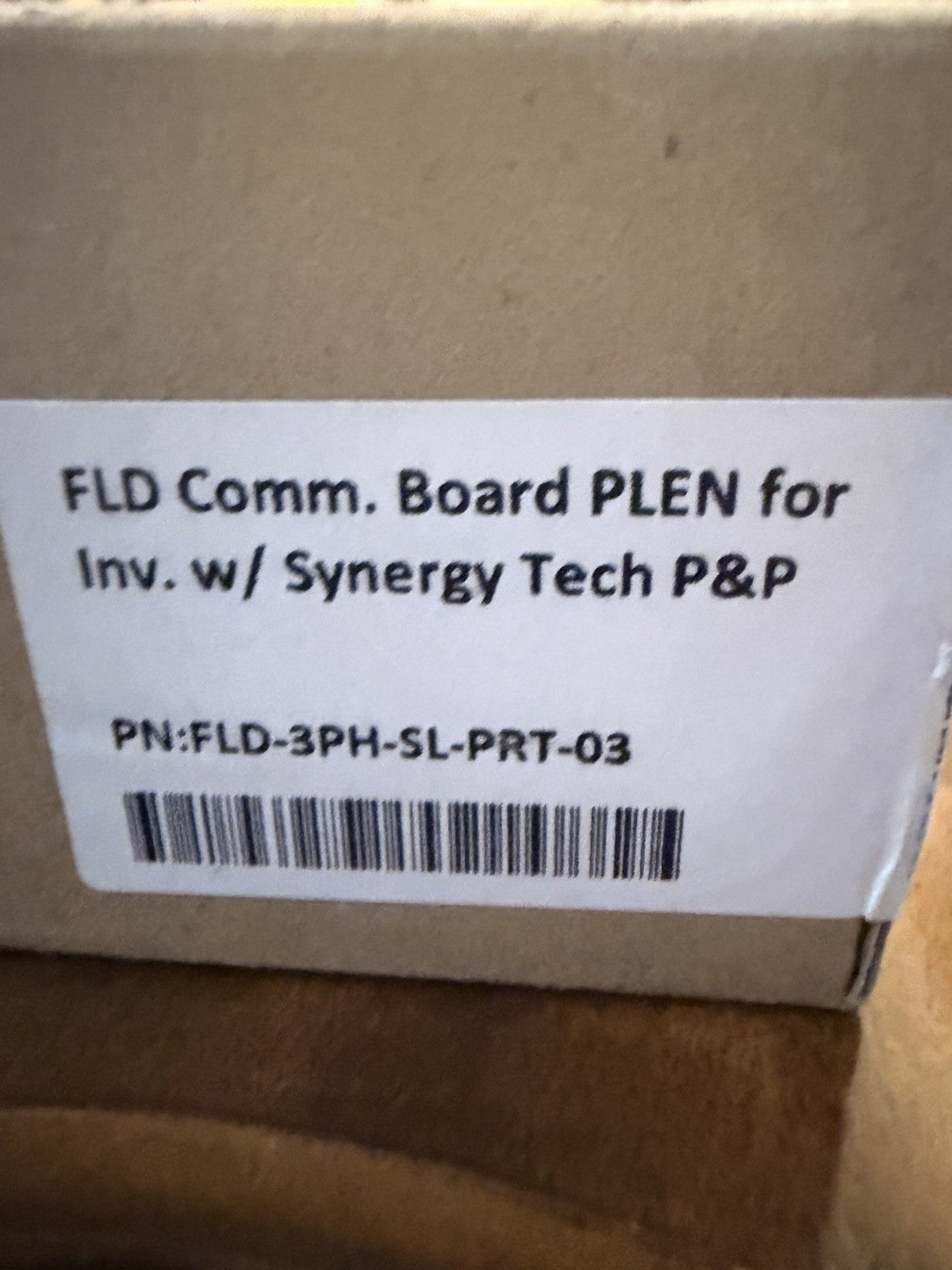 SolarEdge FLD-3PH-SL-PRT-03 Synergy Inverter Communication Board Kit