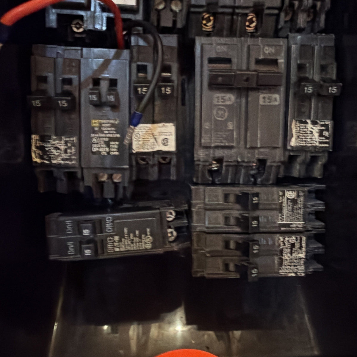 Lot of 15 Circuit Breakers 15A 2-Pole Square D QO Eaton GE Contractor Pack