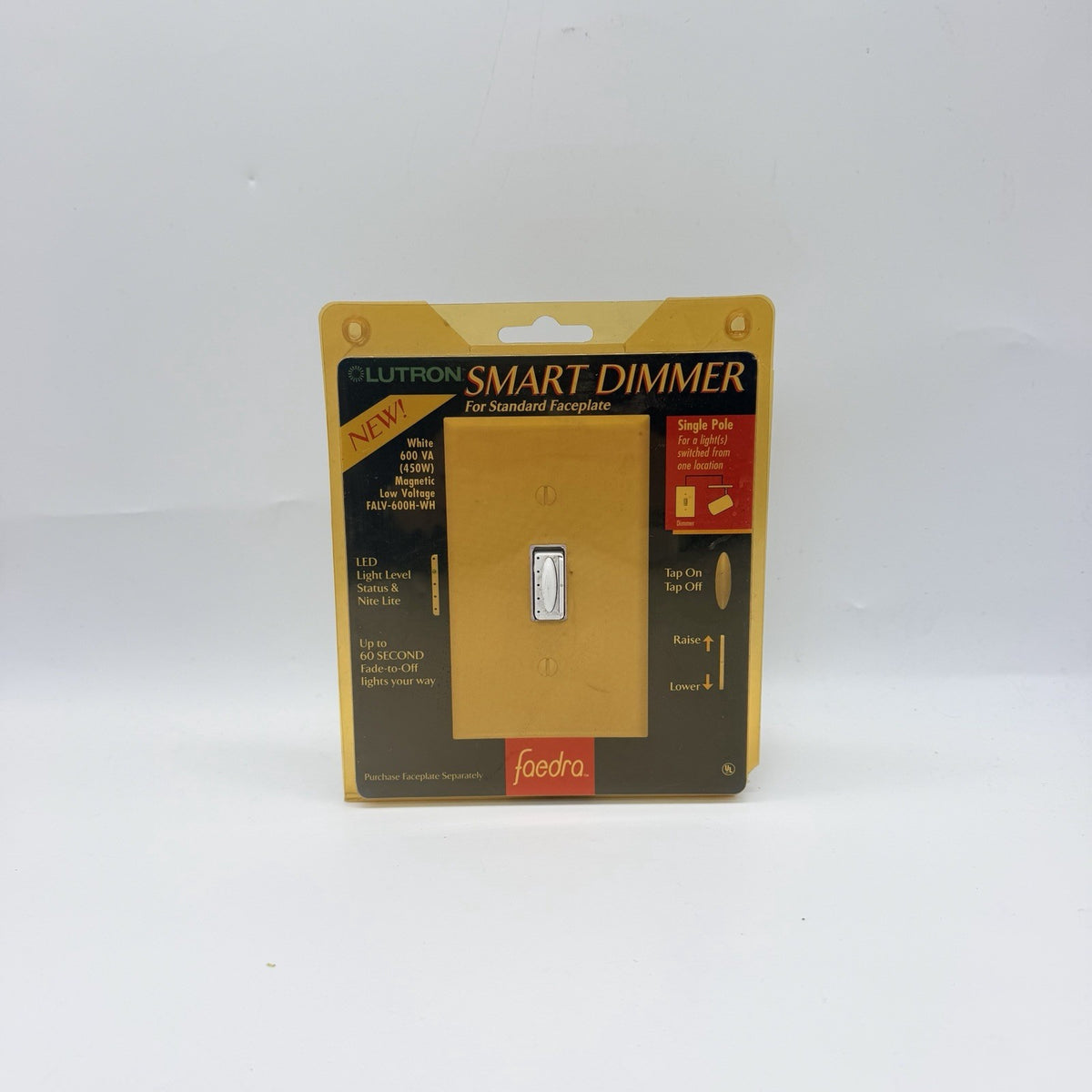 Lutron Preset Dimmer Switch 600W Incandescent Halogen Low Voltage Ivory - New Old Stock
