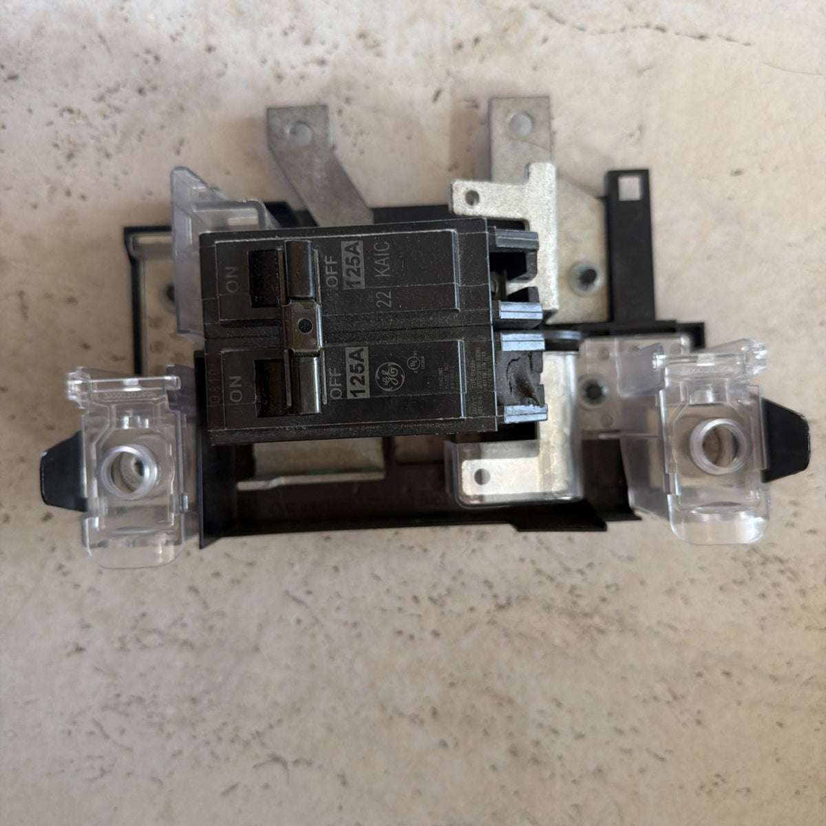 GE THQMV125D 125 Amp 2-Pole Bolt-On Main Circuit Breaker Kit PowerMark Gold