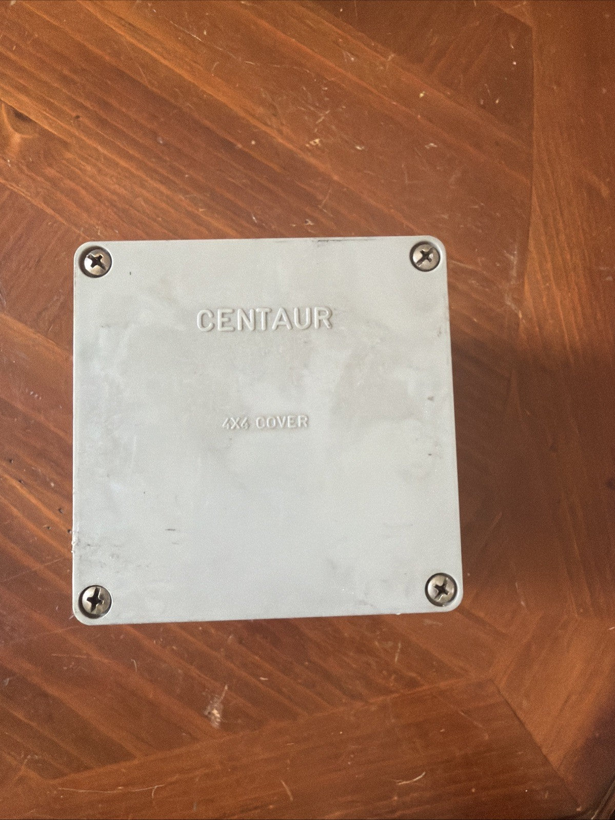Centaur 4x4 Electrical Junction Box Enclosure with Screw Cover Gray