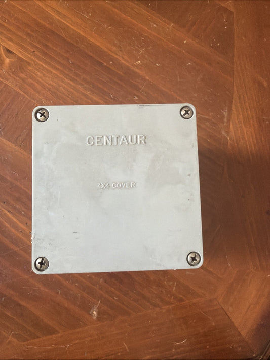Centaur 4x4 Electrical Junction Box Enclosure with Screw Cover Gray