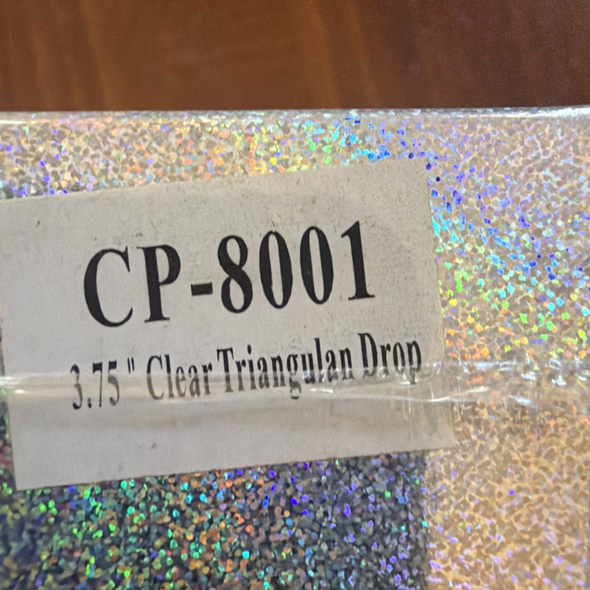 Light Charms CP-8001 3.75" Triangular Drop Magnetic Crystals - Set of 3