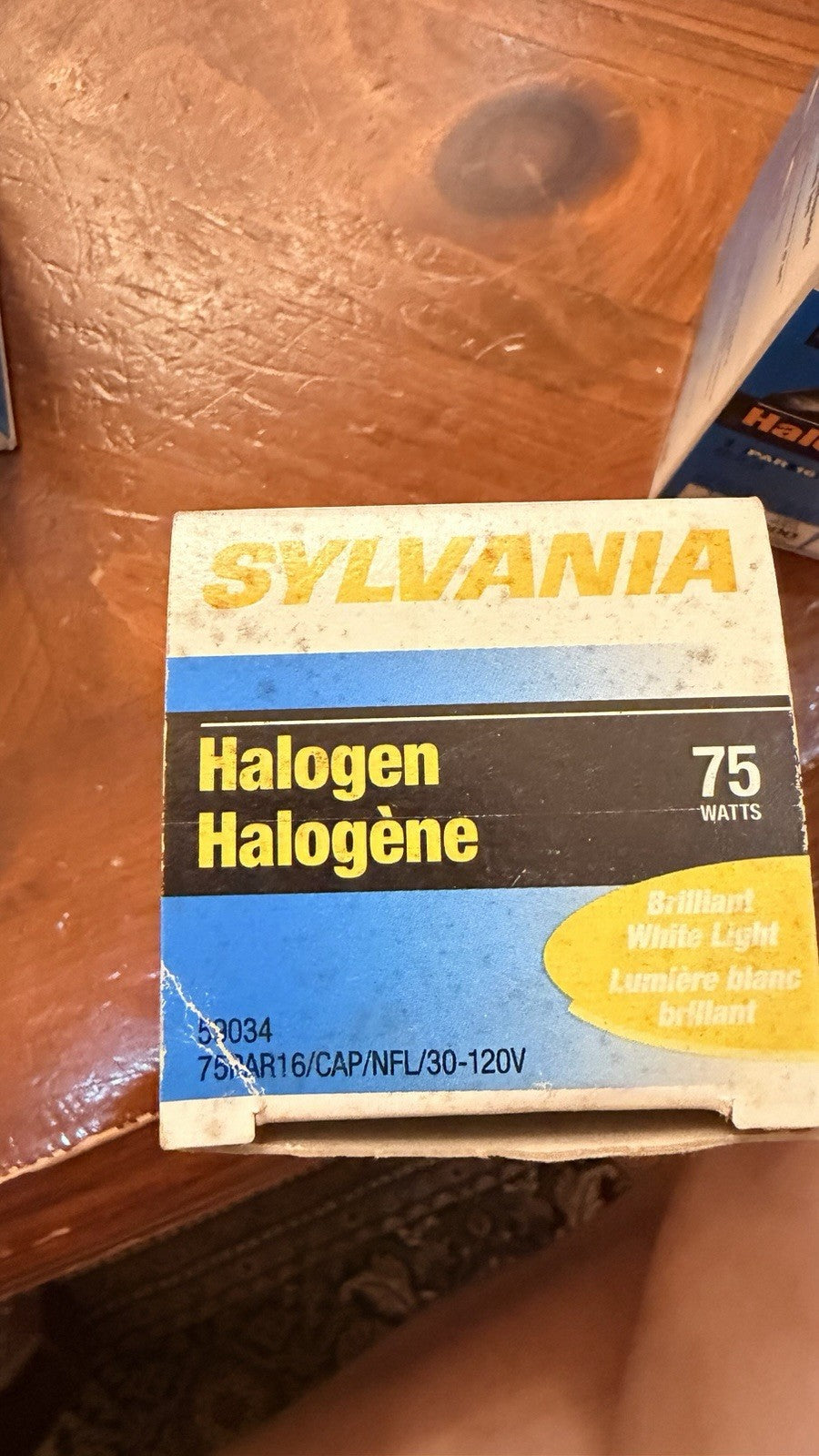 Lot of 2 Sylvania 75PAR16/CAP/NFL/30 75W 120V Halogen PAR16 Narrow Flood Bulbs 59034