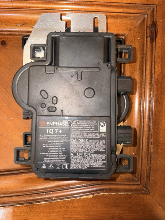 Enphase IQ7+ Solar Microinverter 208/240V 290VA with Mounting Bracket