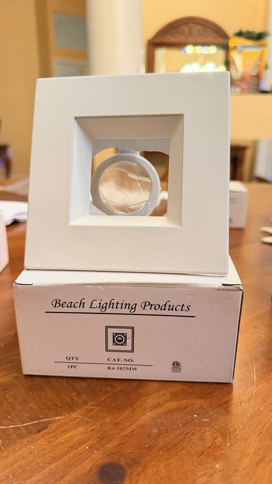 Beach Lighting Square Recessed Lighting Trim