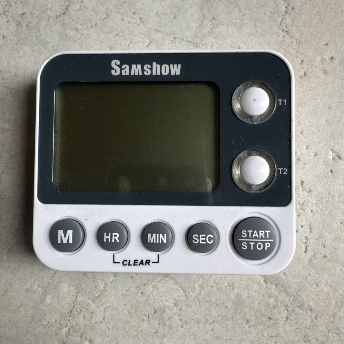 Samshow LCD Digital Cooking Timer and Stopwatch with Clock