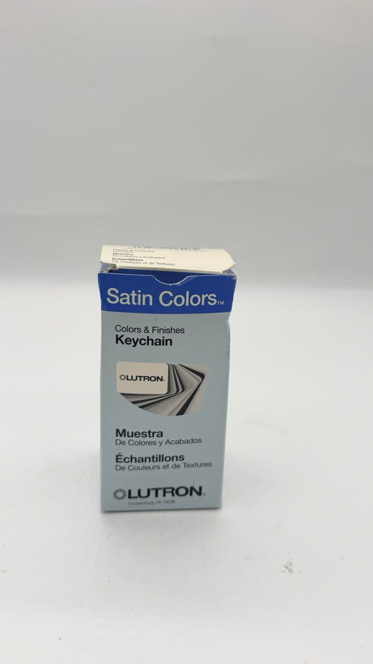 Lutron Satin Colors SC-CK-1 Colors and Finishes Keychain Sample Swatches
