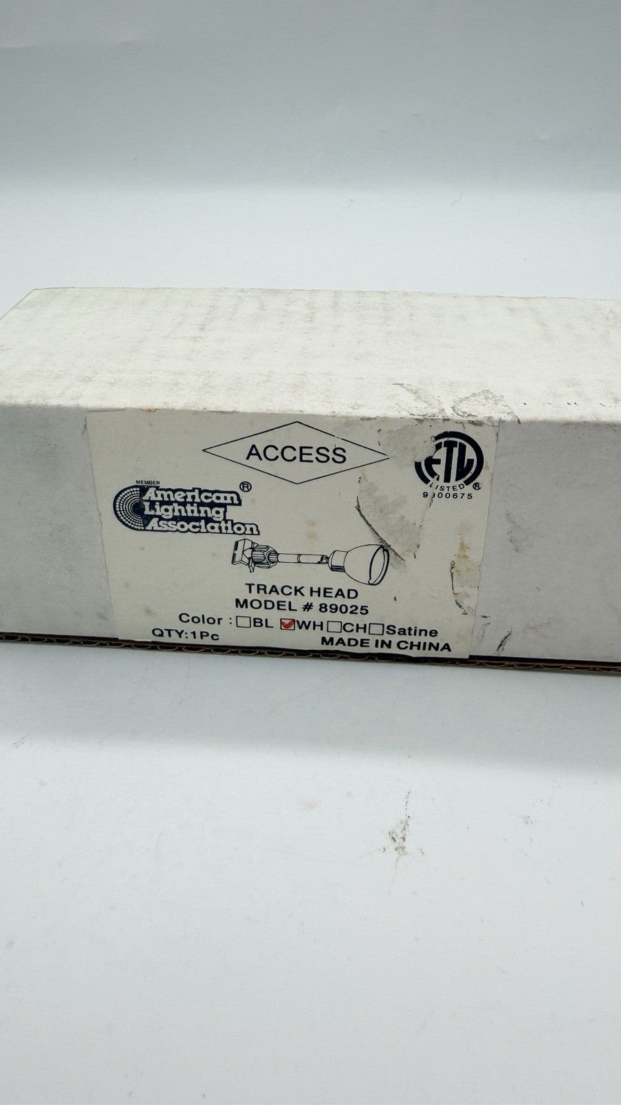 Access Lighting 89025 White Track Light Head Fixture