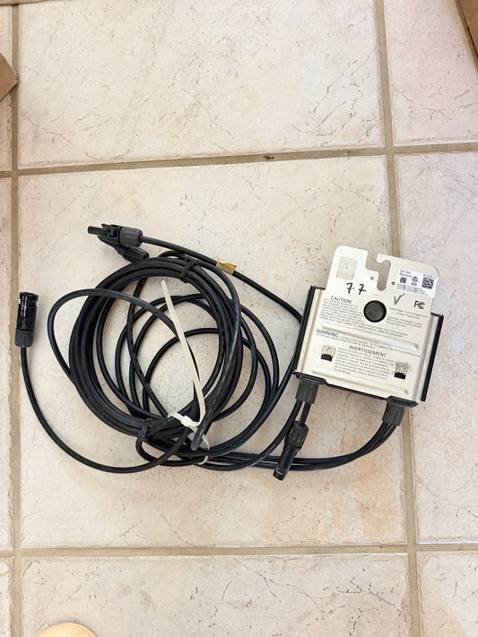 SolarEdge S1201 Solar Power Optimizer with Cables and Mounting Bracket - Used