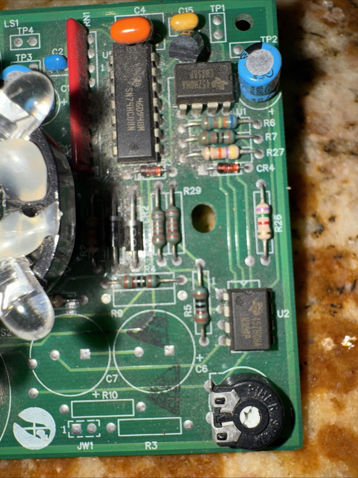 Arcade LED Roulette Spinner Game PCB Circuit Board Assy 030-1980, Used - photo 3