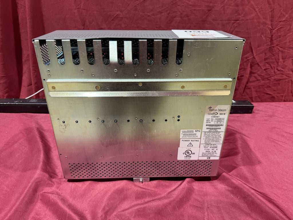 Tadiran Telecom Coral IPx 500 PBX Phone System Cabinet - Used, Untested