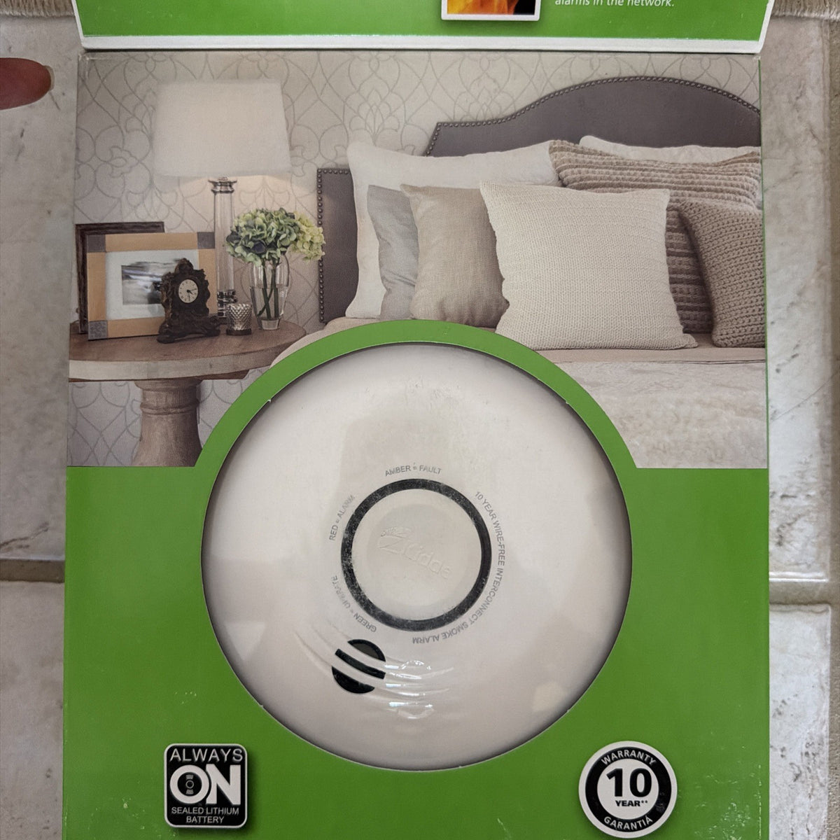 Kidde P4010DCS-W Wire-Free Interconnect Smoke Alarm with Sealed Battery