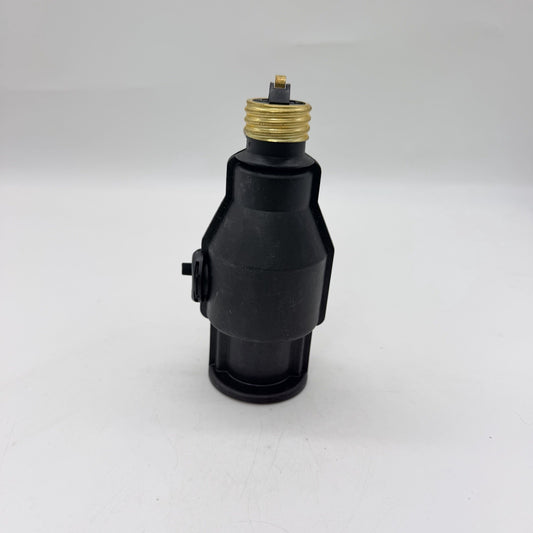 Woods 59405 Dusk-to-Dawn Photocell Screw-In E26 Light Socket Black