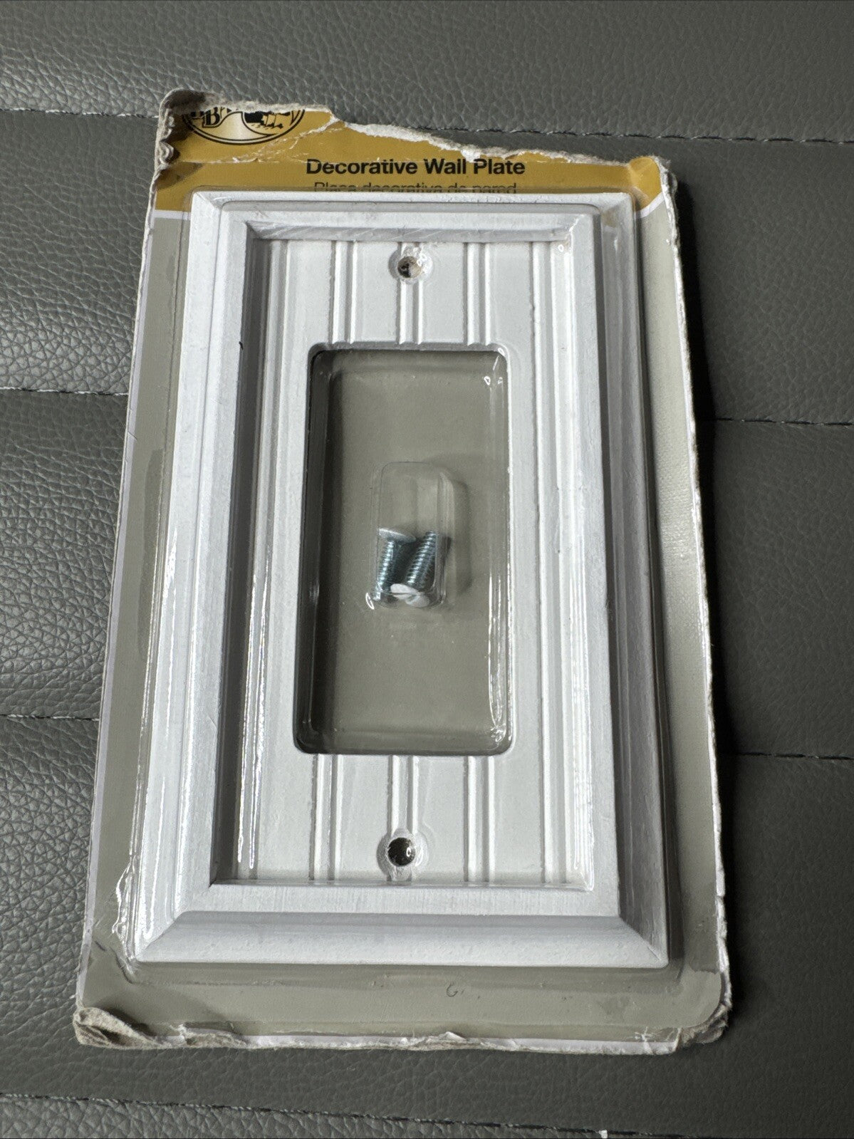 Hampton Bay Decora Wall Plate White 1000 033 154