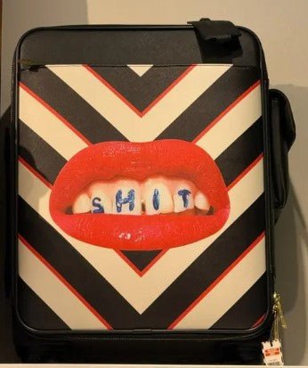 Seletti Toiletpaper Travel Trolley Suitcase, Luggage