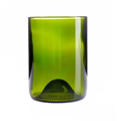 SET OF 12 ARCOROC 12OZ WINE BOTTOM TUMBLER GLASS, GREEN - Price Is Right Miami