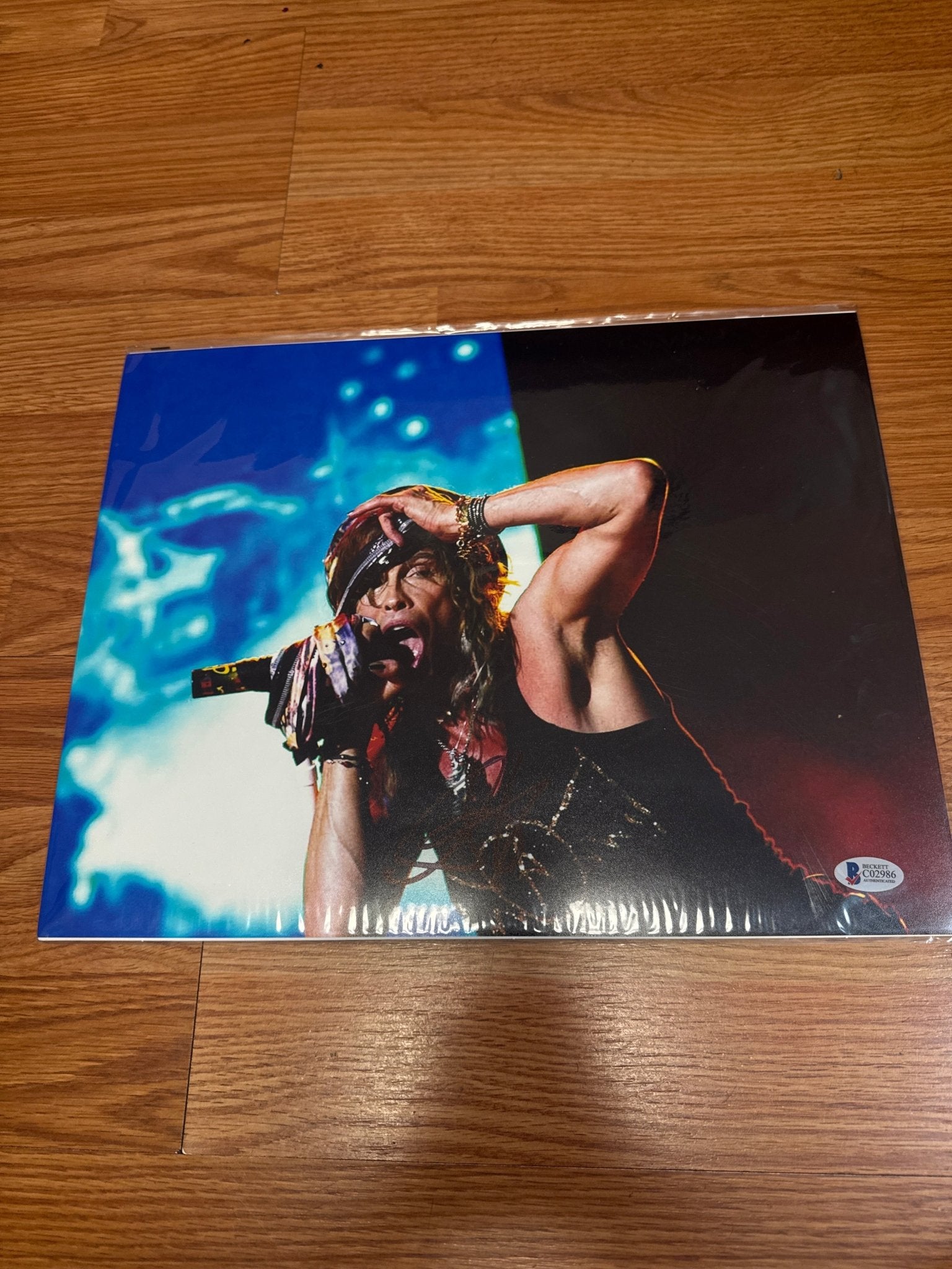 Steven Tyler Signed 11x14 Photo with Beckett Authentication Aerosmith - Price Is Right Miami