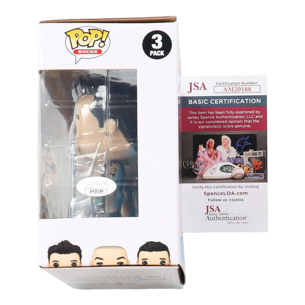 Travis Barker Signed Blink-182 (3) Pack Funko Pop! Vinyl Figures (JSA) - Price Is Right Miami