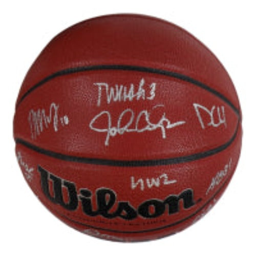 2021 Kentucky Wildcats NCAA Basketball Team-Signed by (12) with John Calipari, Daimion Collins, Tyty Washington (Beckett)