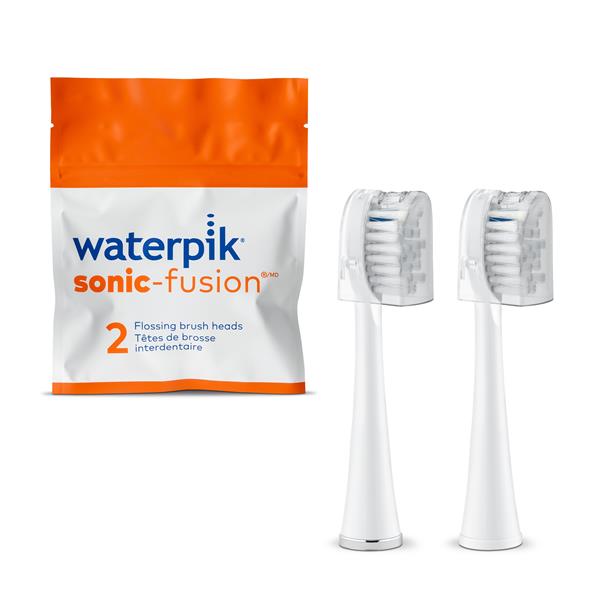 Waterpik Sonic-Fusion Full-Size Replacement Flossing Brush Heads SFFB-2EW (official product image)